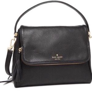 Black Kate Spade crossbody purse